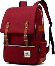LIZAIDA MENENDEZ Vintage Laptop Backpack for Women Men, Unisex 1-(red Usb)  picture