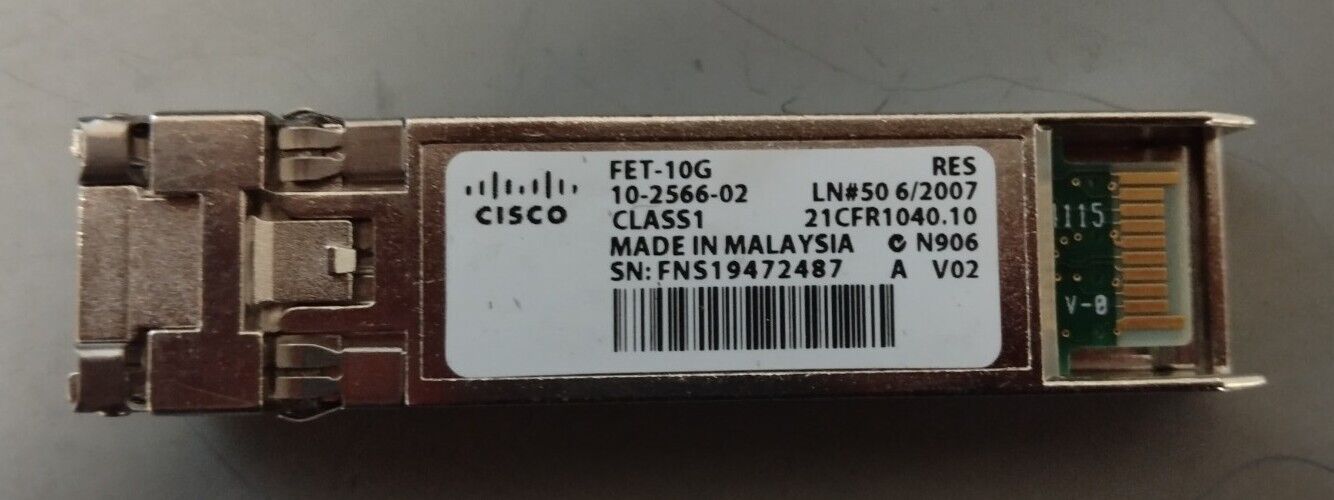Lot Of 21 Cisco SFP+ 10G Fabric Extender Transceiver 10-2566-02 FET-10G