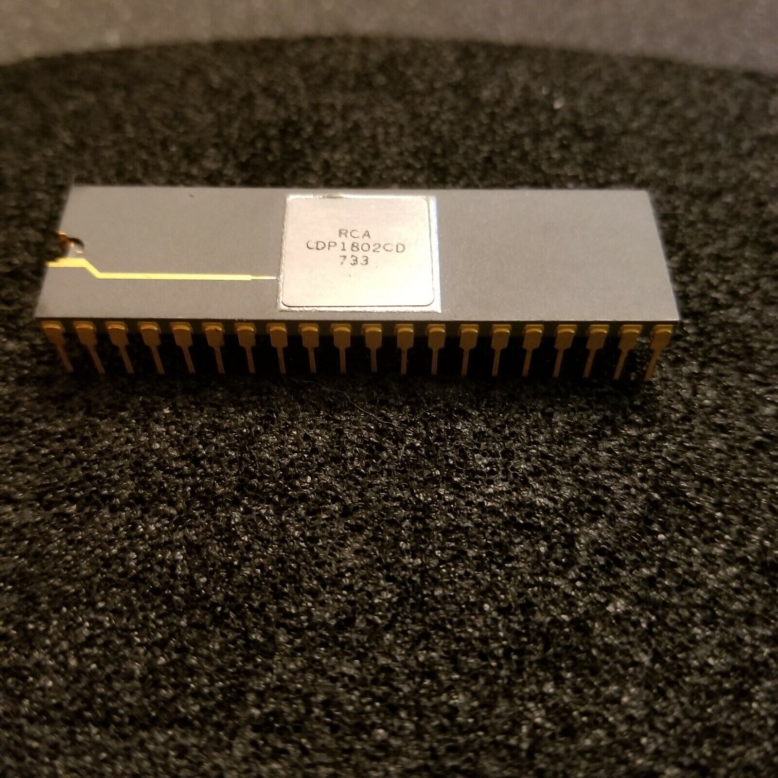 Vintage RCA CDP1802CD Microprocessor CPU Ceramic COSMAC Tested Working, USA ship