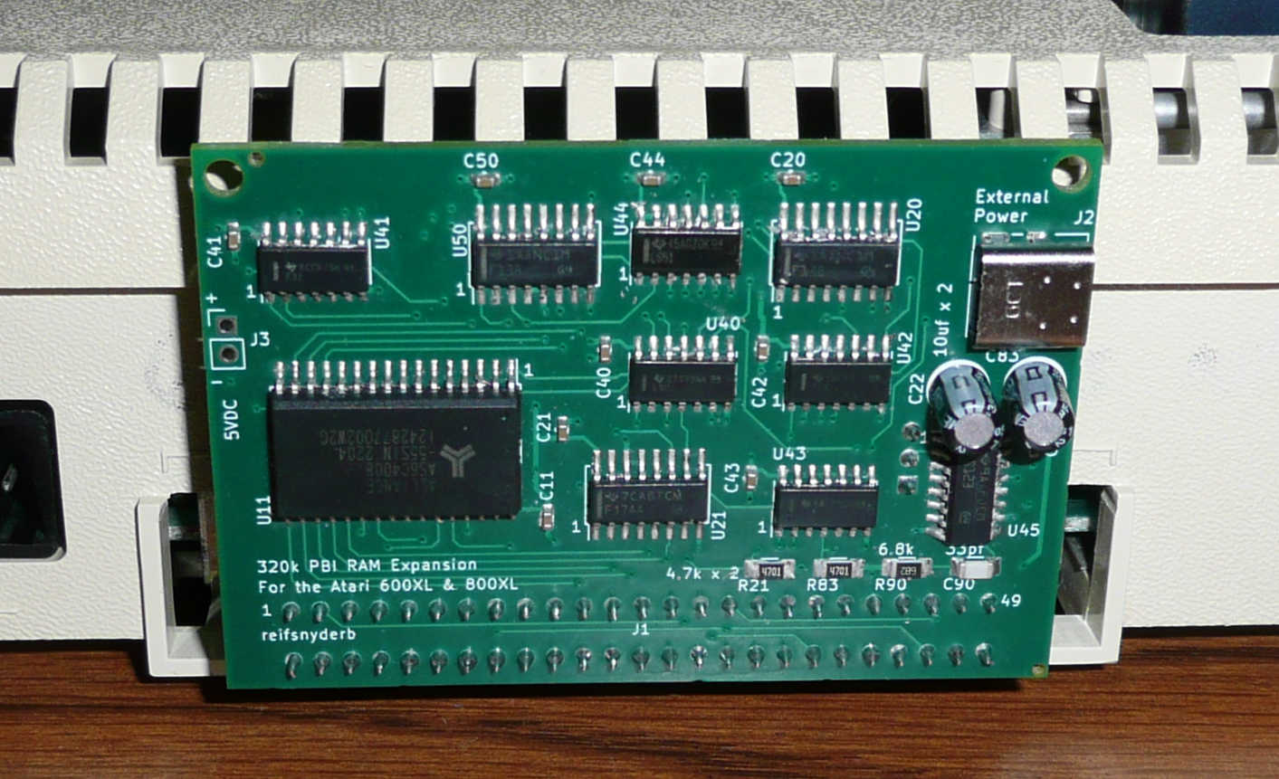 320k Memory Upgrade For the Atari 600XL and Atari 800XL