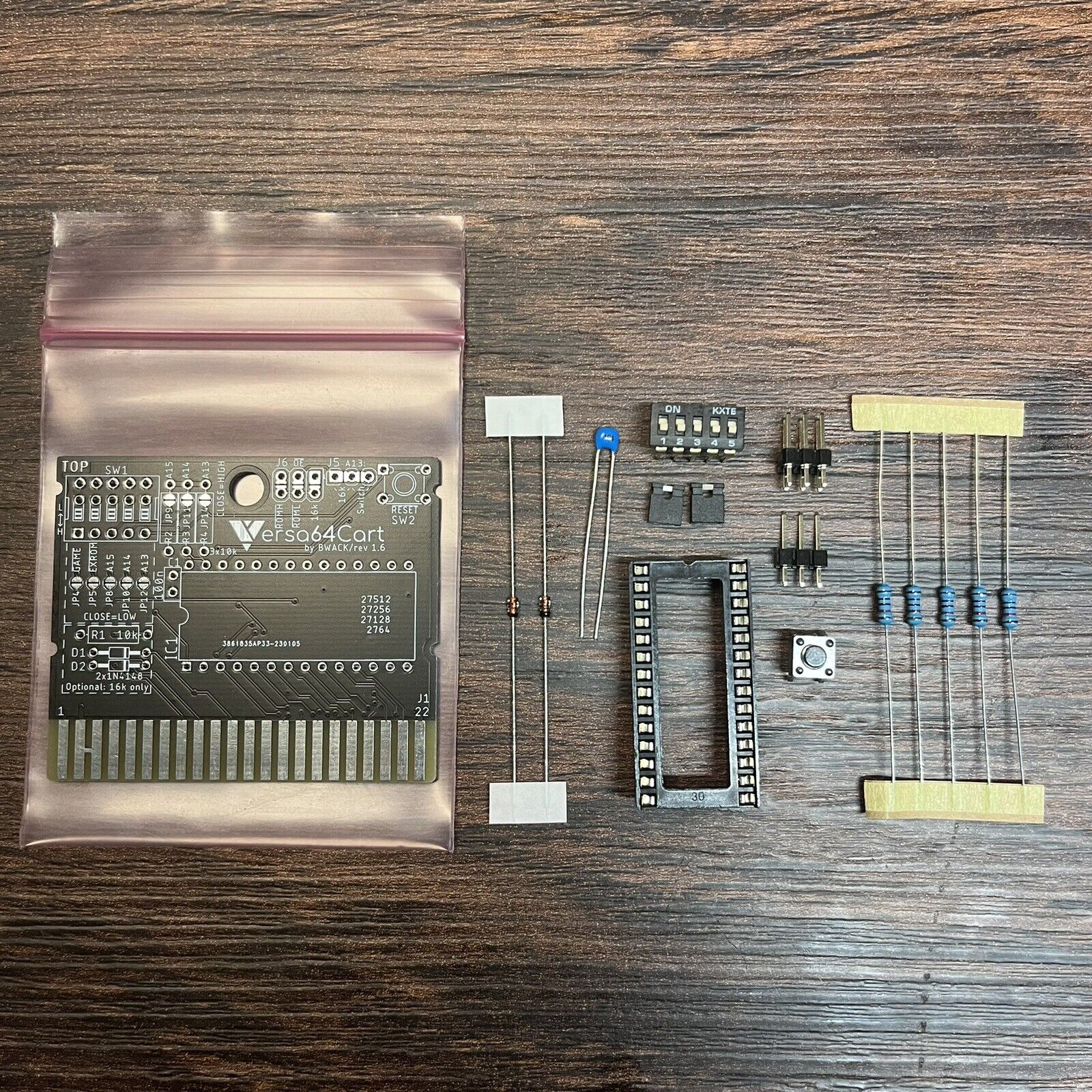 C64 Versa64Cart Project Kit For Commodore 64 128 (EPROM Not Included)