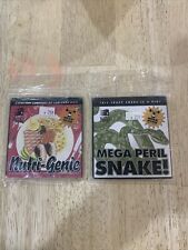 2 Vintage Computer Floppy Disk Games - Nutri-Genie And Mega Peril Snake , New  picture