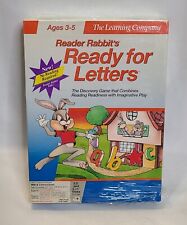 Vintage Macintosh Learning Company Reader Rabbit's Ready for Letters Big Box PC picture