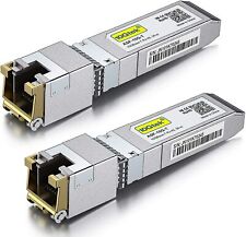 2 Packs For Cisco SFP-10G-T Transceiver 10G SFP to RJ45 10GBase-T Copper Module picture