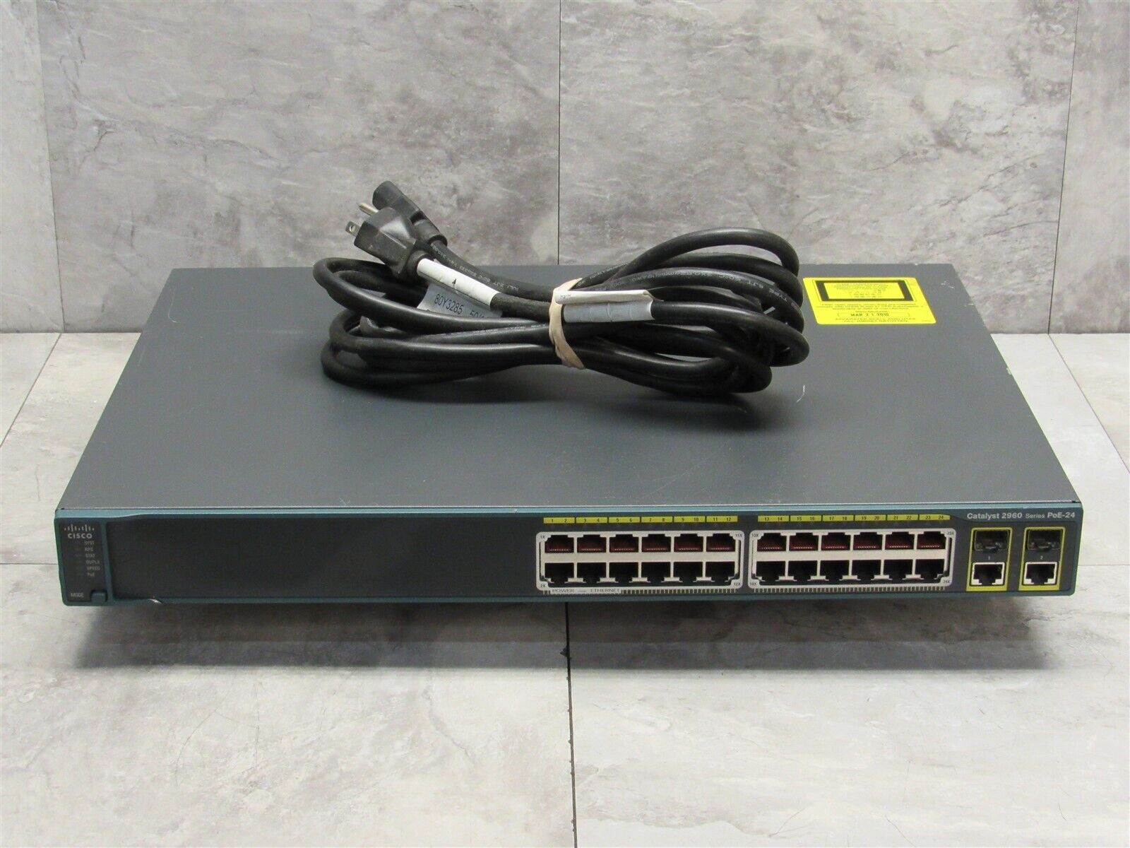 Cisco WS-C2960-24PC-L Catalyst 2960 24-Port 10/100 Ethernet PoE Network Switch