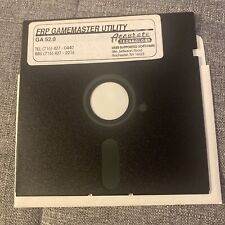 FRP Game Master Utility Accurate Technology Vintage Floppy Disc 5.25” picture