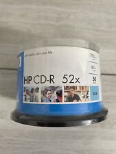 VINTAGE 50 Pack HP CD-R Data Writable Blank CD 52x 700mb - Brand New 2003 picture