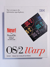 Vintage IBM OS/2 Warp Version 3 w/ BonusPak - IBM CD ROM 1994 picture