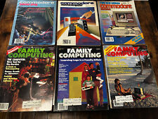 Vintage Commodore Amiga Microcomputer Family Computing Magazines - 1983 1984 picture