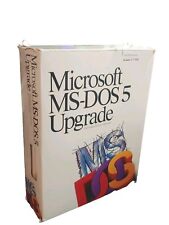Vintage Microsoft MS-DOS 5 Upgrade 3.5
