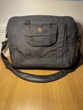 Vintage Apple Computer Case Laptop Messenger Padded Bag 80s Rainbow Logo picture
