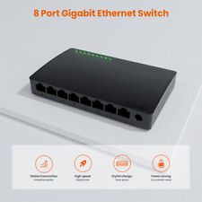 Tenda SG108 8 Port Gigabit Ethernet Network Switch Desktop Wall Mounting Support picture