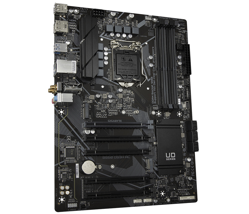 Gigabyte B560 DS3H AC Intel B560 1200 LGA ATX M.2 Desktop Motherboard B