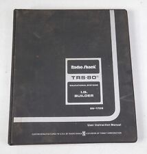 Vintage Radio Shack TRS-80 I.Q. Builder User Manual 26-1706 ST534B01 picture