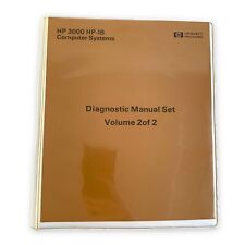 HP3000 Manual HP-IB Computer Systems Diagnostic Vol 2 of 2 Binder VTG 1982 picture