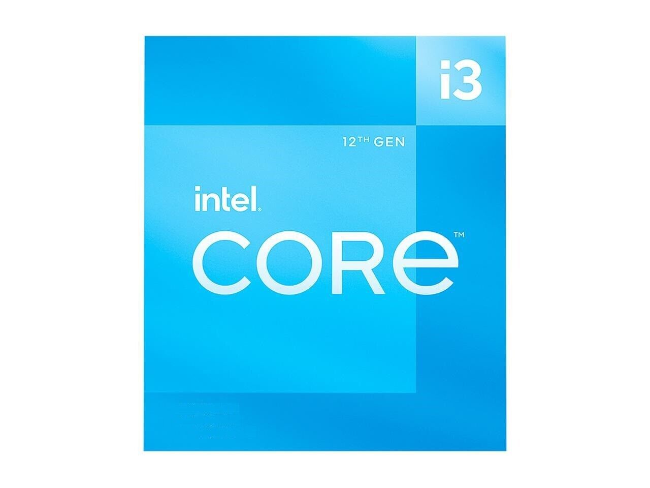 Intel Core i3-12100 DESKTOP processor 3.3Ghz TURBO 4.30Ghz SRL62 CM8071504651012