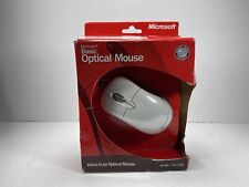 Microsoft Basic Optical Scroll Wheel PS/2 USB Wired Mouse Vintage X09-13932 picture