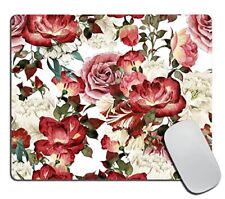 Square Vintage Floral Mouse pad Anti-Slip Rubber Mousepad for Gaming Office L... picture