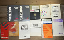 Vintage Computing Lot Novell Netware VGA, Modem, Graphics Owners Manual Booklet picture