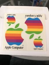 Vintage Apple Computer Rainbow Decal/Logo  Sheet picture