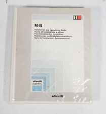 Vintage Olivetti M15 Operations Guide DOS 3.20 3.5
