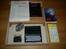 Vintage Sinclair ZX-81 Computer, complete with Books, Power Supply. picture