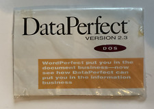 DataPerfect DOS Database Software Vintage Rare picture