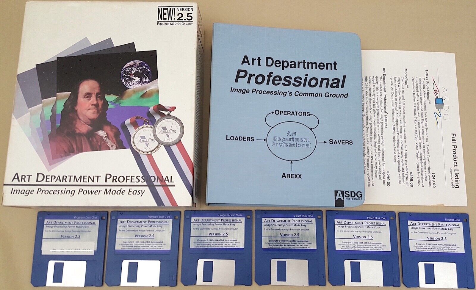 Art Department Professional v2.5 ©1994 ASDG for Commodore Amiga - Video Toaster