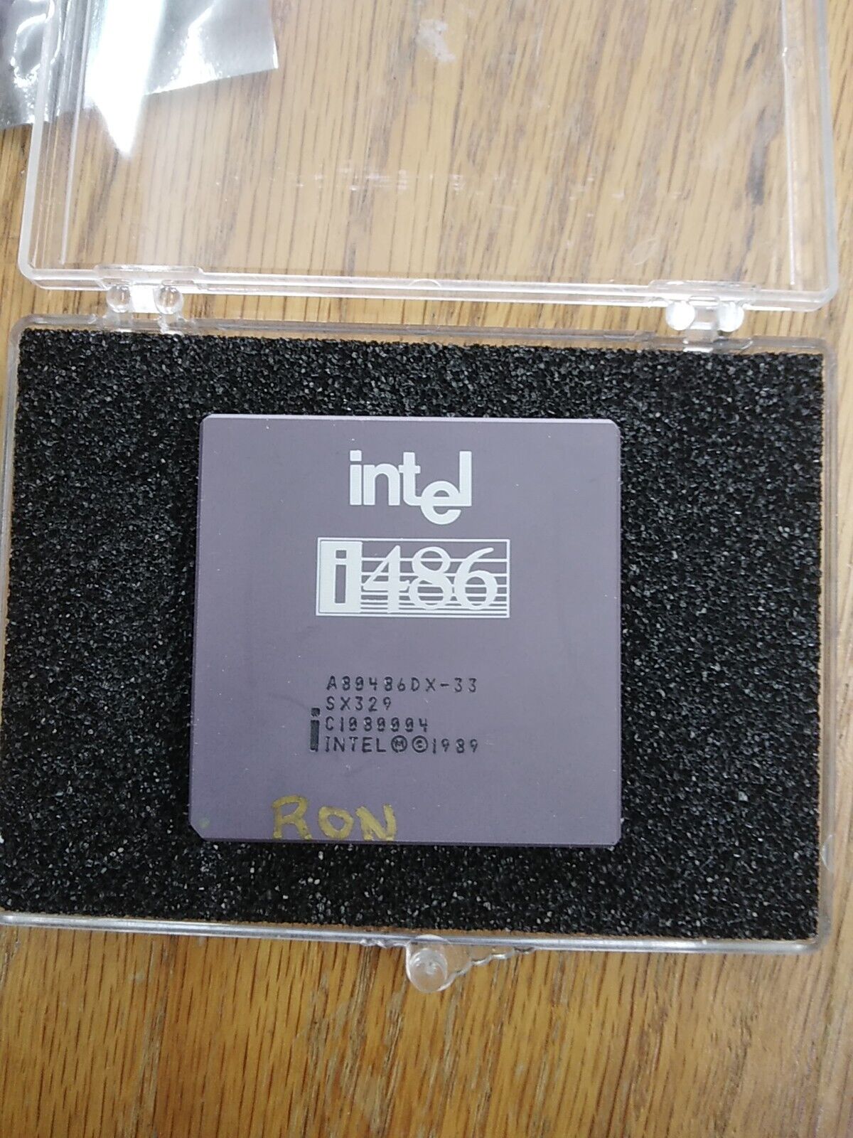 Vintage Intel i486 DX A80486DX-33 33MHz CPU Processor SOLD AS IS