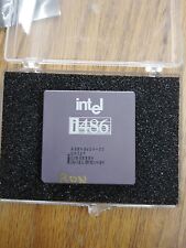 Vintage Intel i486 DX A80486DX-33 33MHz CPU Processor SOLD AS IS picture