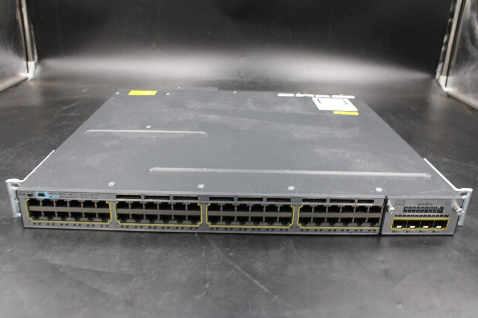 Cisco Catalyst WS-C3750X-48PF-S 48-Port Gigabit Network Switch With BLANK Module