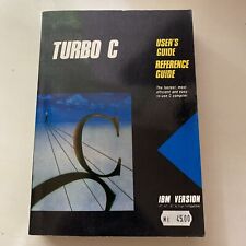 VINTAGE TURBO C USER’S REFERENCE GUIDE IBM VERSION C COMPILER  picture