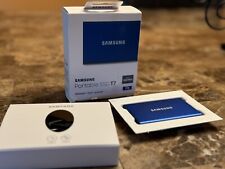 SAMSUNG T7 Portable 1TB SSD - Blue picture