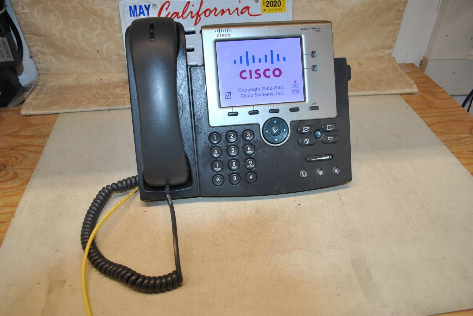 Cisco 7945 Unified IP VoiP Business Office Phone - POE - 