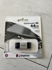 Kingston DataTraveler 80 USB 3.2 Gen 1 Type C Flash Drive 64GB Metal picture