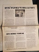 MITS Altair Computer Notes Magazine SEPT. 1975 Volume 1 Issue 4 ORIGINAL VTG picture