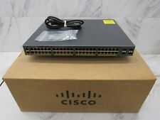 Cisco 2960X 48-Port PoE Gigabit Ethernet Network Switch WS-C2960X-48LPS-L picture