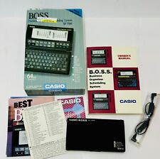 Casio Boss 64 KB Vintage SF-7500  DIGITAL DIARY w/Box Manual picture