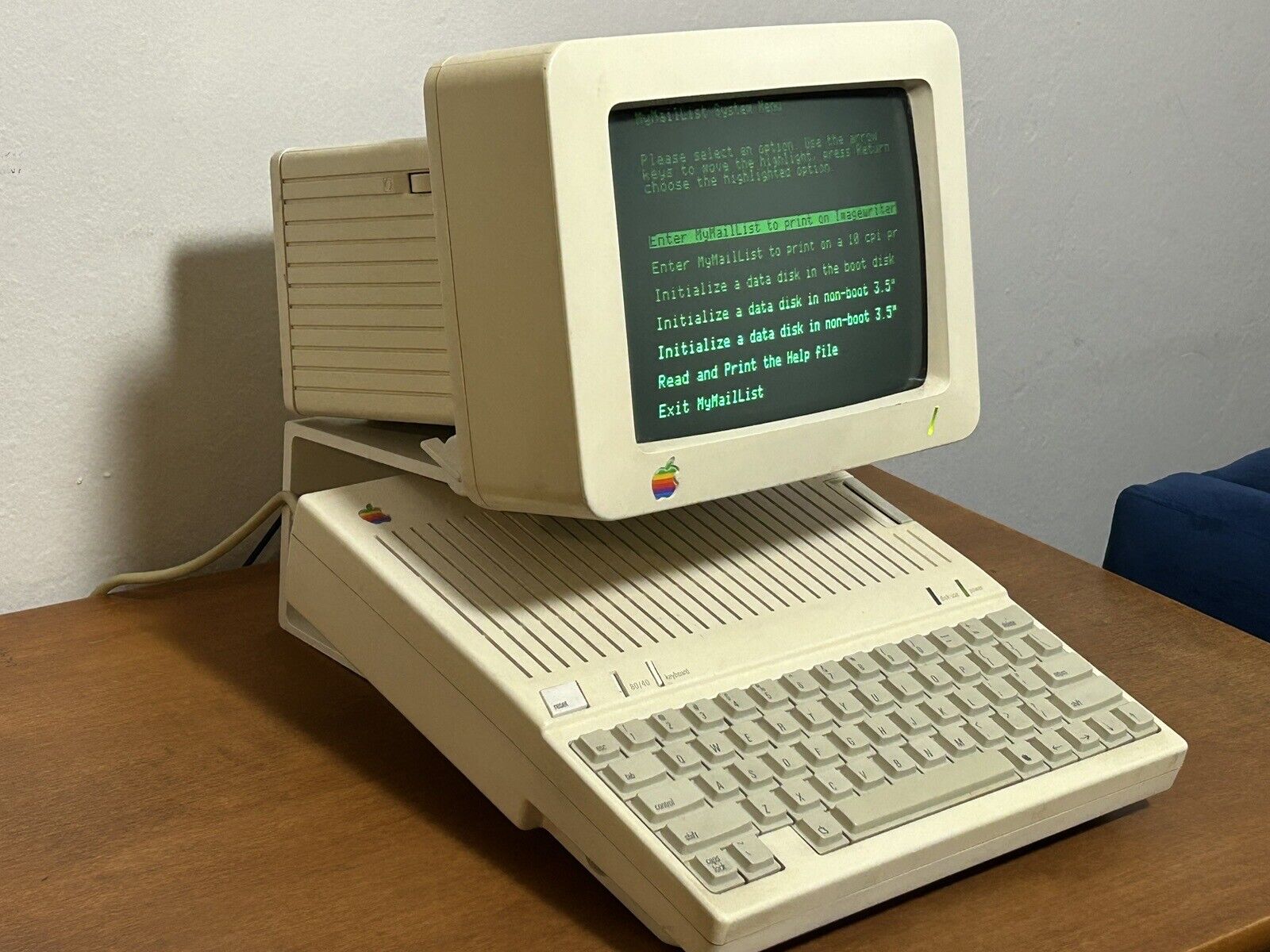 Apple IIc  A2S4000- Original, Vintage Computer