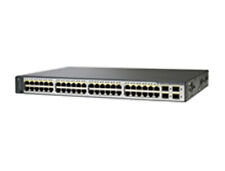 Cisco WS-C3750V2-48PS-E 3750V2 10Base-T/100Base-TX PoE Switch 1 Year Warranty picture