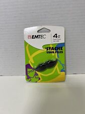 EMTEC 'Stache Mustache 4 GB USB Flash Drive, Black picture