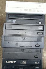 Lot Of 6 Vintage IDE Cd/dvd Rom Drives. Several Different Types. picture