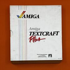 Amiga Textcraft Plus, Box, Binder Manual And Disk For Commodore Amiga Working picture