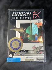 SEALED Vintage Origin Fx Screen Saver MS-DOS 3.5” Floppy Disk picture