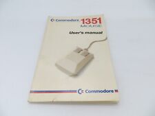 Commodore 1351 Mouse User's Manual - vintage computer book 1986 picture