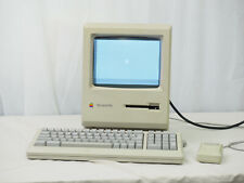 Vintage 1987 Macintosh Plus M0001A Computer, Keyboard, Mouse powers up picture