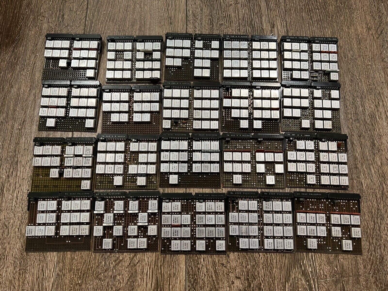 Lot of 20 Vintage SLT/MST Circuit Boards 360/370 Computer Mainframe