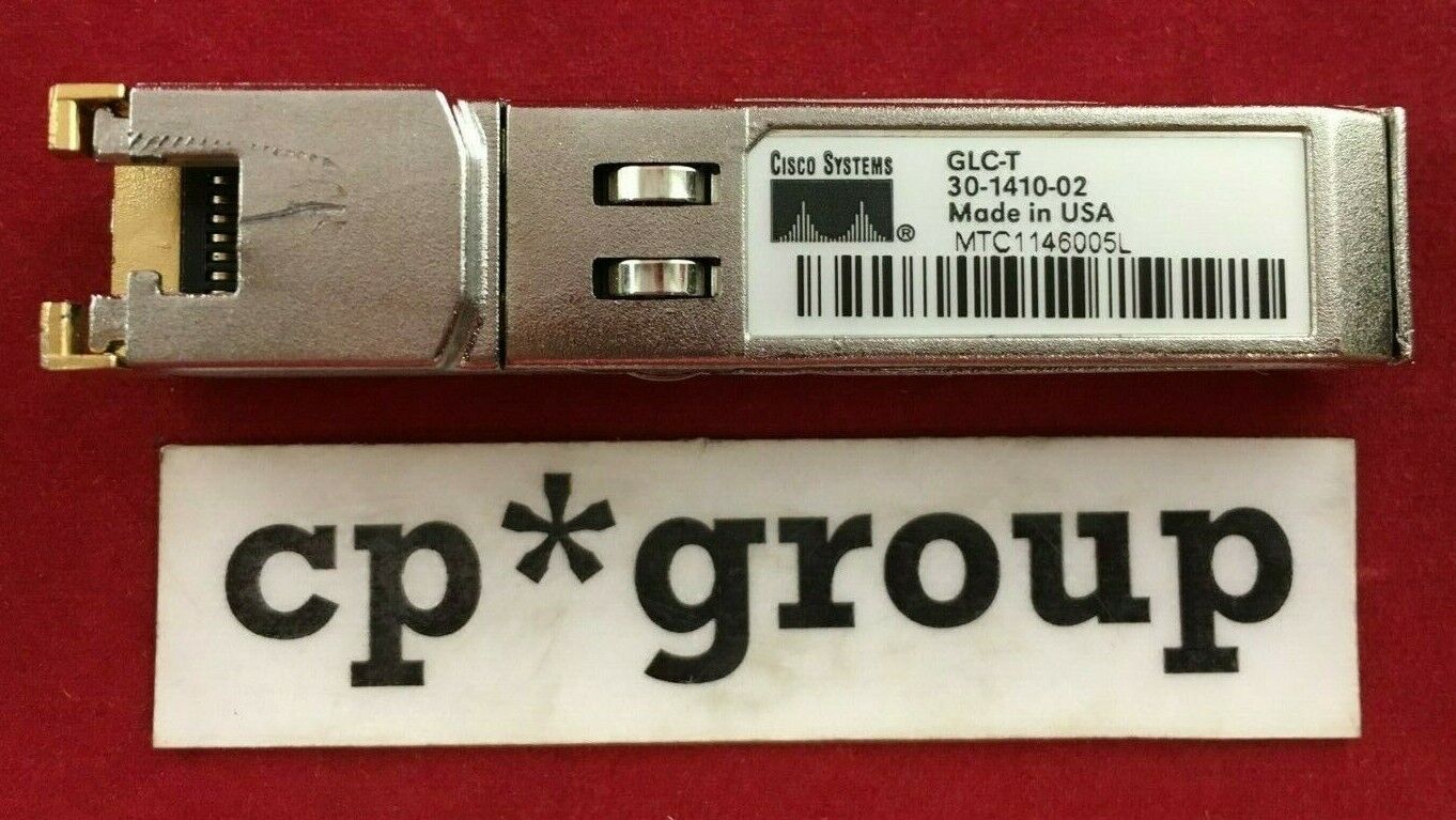 Genuine Cisco 1GB RJ-45 to SFP Transceiver GLC-T