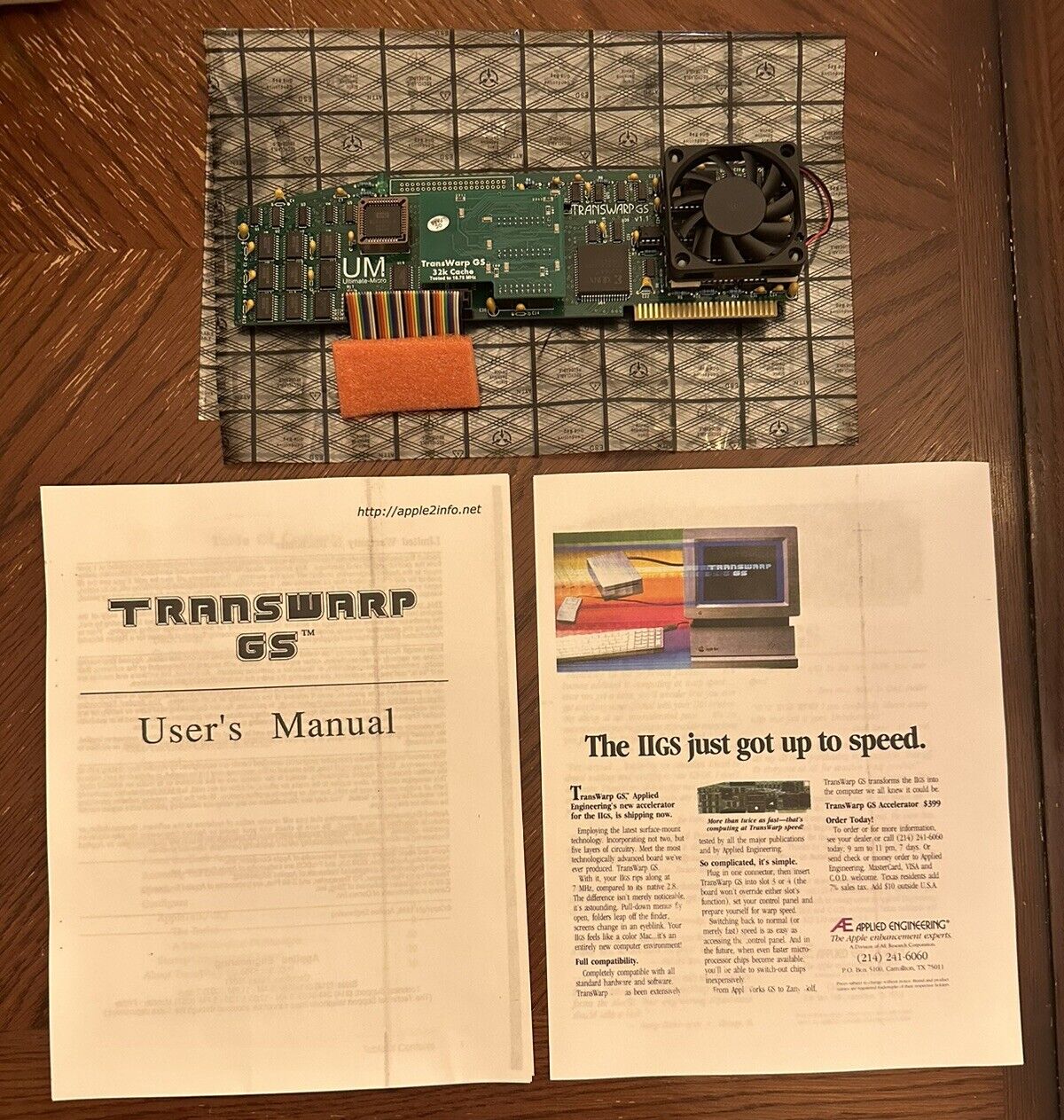 Vintage Applied Engineering Apple IIGS Computer  Transwarp GS Reactivemicro Vers