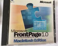 MICROSOFT FRONT PAGE 1.0 FrontPage Mac OS Vintage picture
